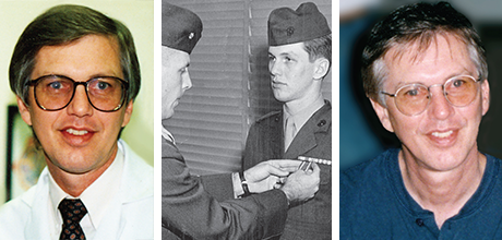 Three photos of Terrence E. Barr